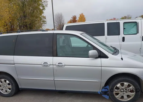 2002 Honda Odyssey Ex-L from USA, damaged, VIN 5FNRL187X2B050902